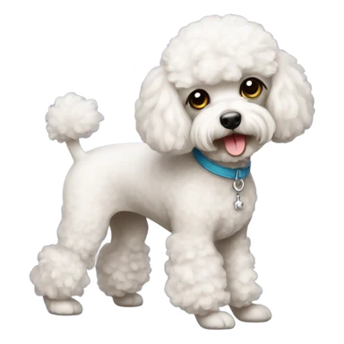 Toy poodle  sticker
