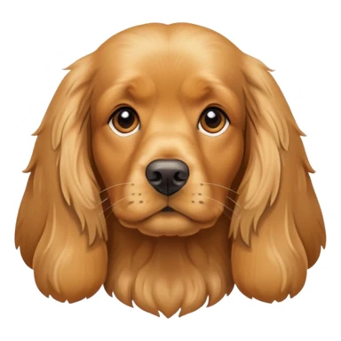 Working golden cocker spaniel dog ￼ sticker