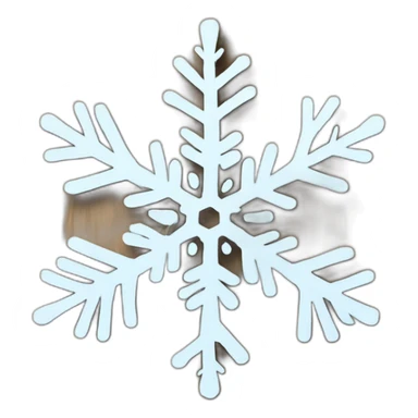 Wood sign with inscription «DECEMBER” and snowflake and christmas willow  sticker