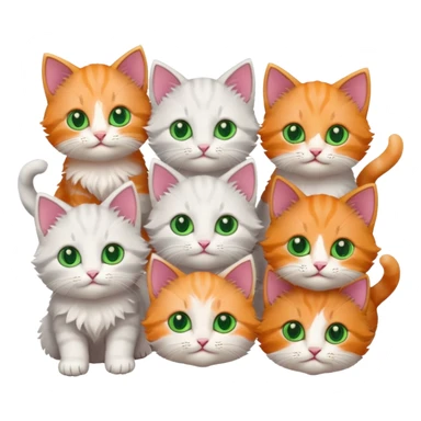 Cute kittens  sticker