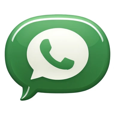 WhatsApp emoji for SBR SDN BHD with company initials 'SBR' inside a chat bubble icon, green and white colors, minimalist, professional, suitable for digital communication sticker