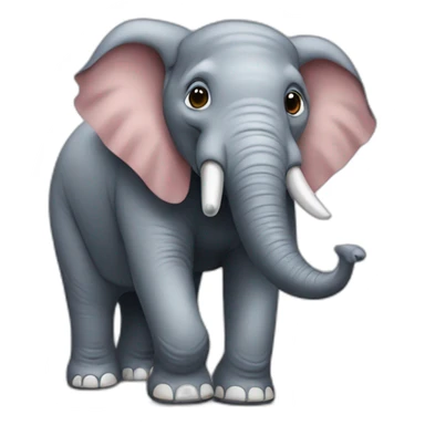 Elephant wearing crocs sticker