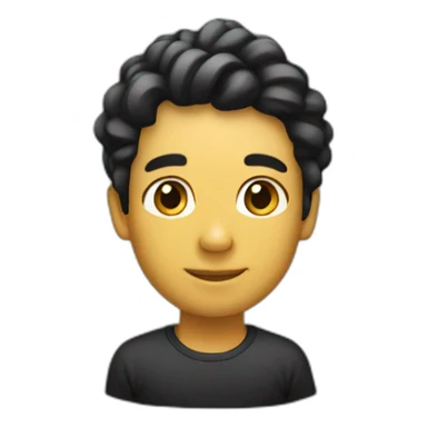 Listón comemorativo color negro sticker