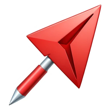 red arrow sticker