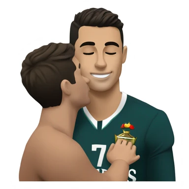 Cristiano ronaldo tirando un beso sticker