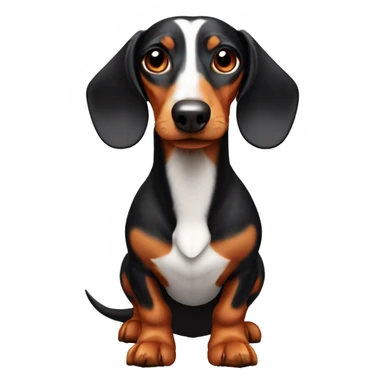 Dachshund body with the head of a goose sticker