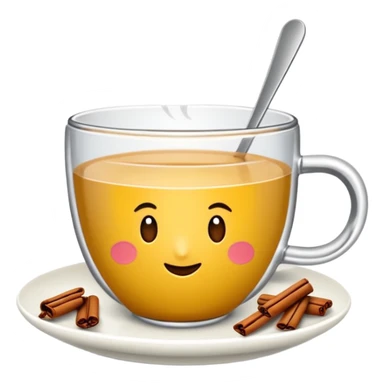 Küçük bardakta çay sticker