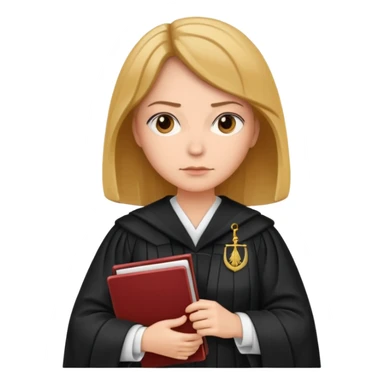 YARGIÇ KADIN ELİNDE DOSYA VAR,YARGIÇ KIYAFETİ GİYİNB sticker