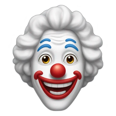 Bozo the clown sticker