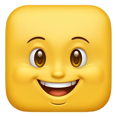 Grinning face sticker