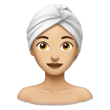 Spa day woman sticker