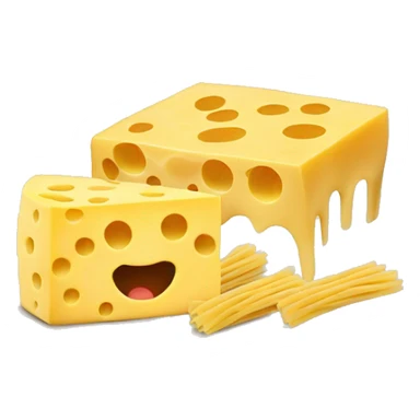 cheese and bazil pasta sticker