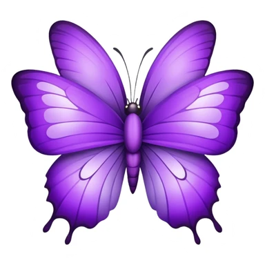 Violet papillon sticker
