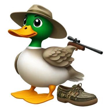 Duck hunting  sticker
