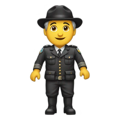 Un homme allemand qui fait un salut de droite sticker