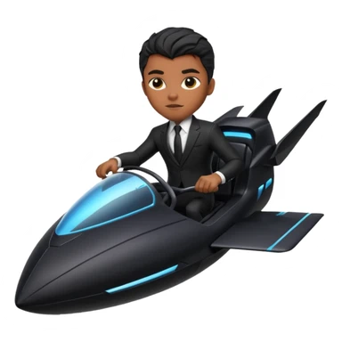 black panther driving glider sticker