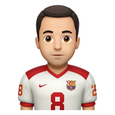 Xavi football player sticker