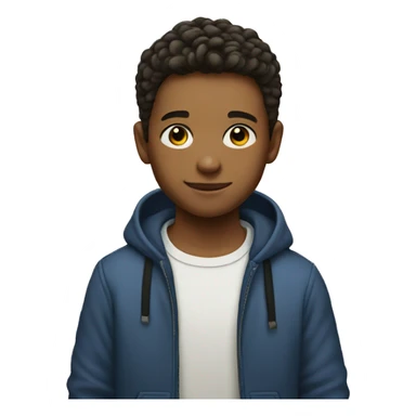 indoor portrait of a boy sticker