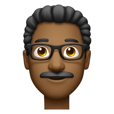 hombre cabello Negro de lado con gafas de sol pulgar arriba sticker