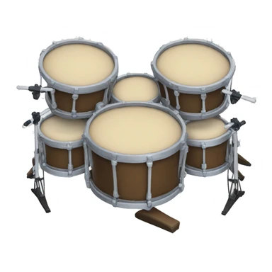 Quad drums sticker