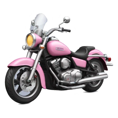 Pink motorcycle sticker