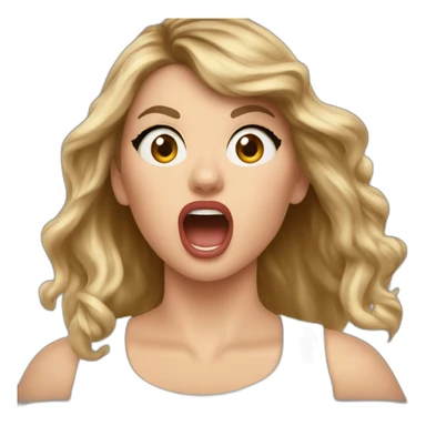 Taylor Swift Shocked Face sticker