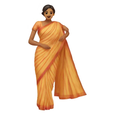 Saree Swirl Emoji sticker