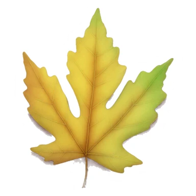 autumn leaf sticker