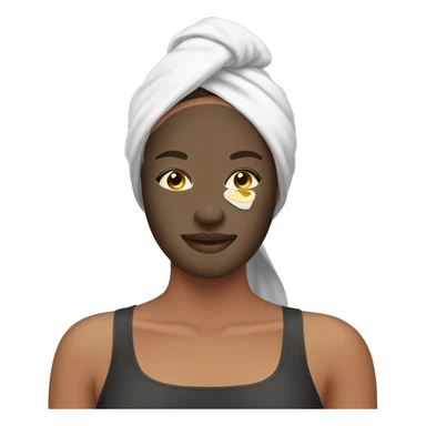 sheet mask self care sticker