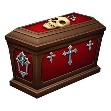 vampire coffin  sticker