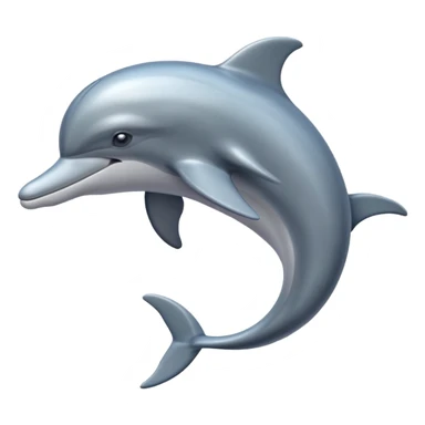 High resolution dolphin sticker