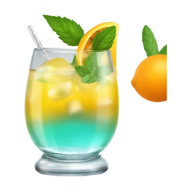 passionfruit cocktail sticker