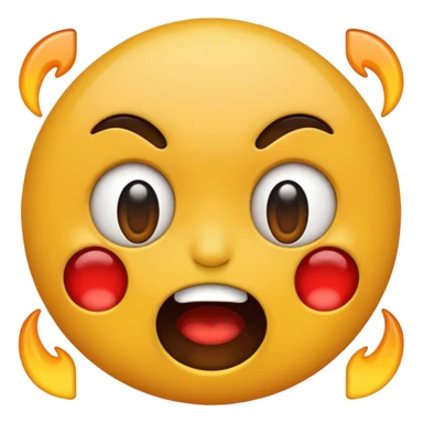 agitated emoji sticker