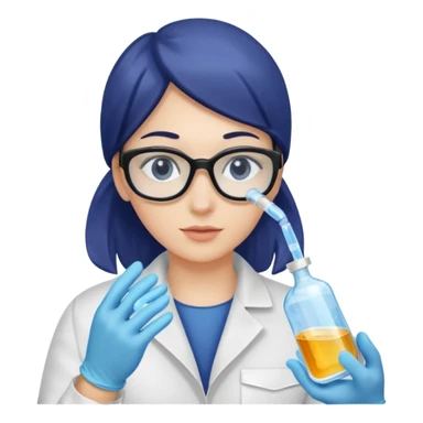 Testing water samples sticker