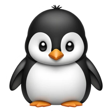 penguin giving thumbs down sticker