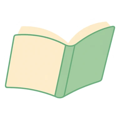 Remove the background, keep only the open book with gentle colors and no background. sticker