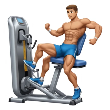 male hip-abduction-machine sticker