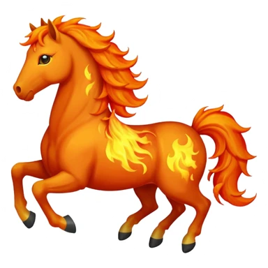 fire horse sticker