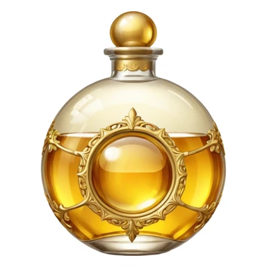 Treasure ball inside several alcohol bottles sticker