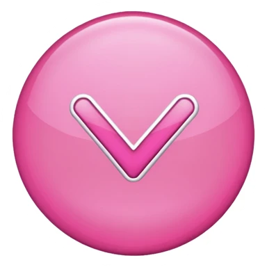 check mark pink sticker