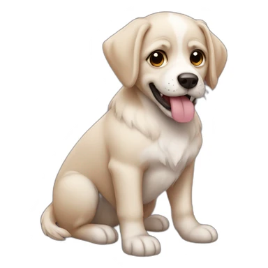 Perro amoroso sticker