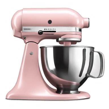 Realistic Light pink kitchenaid mixer  sticker