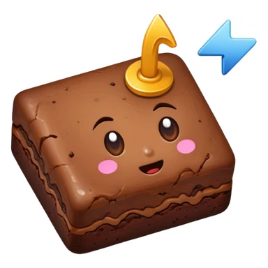 A food brownie getting points sticker