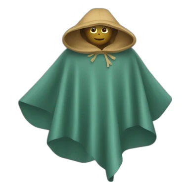 Poncho sticker