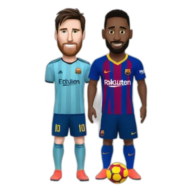 messi with a mate sticker