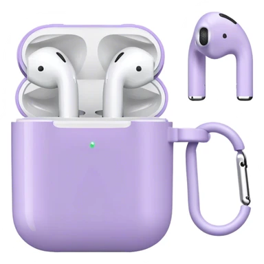 pastel purple airpods sticker