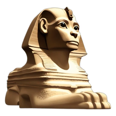 realistic Great Sphinx of Giza sticker