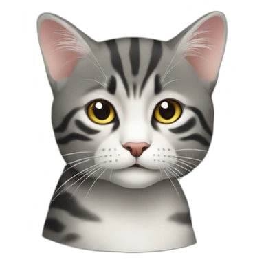 Kucing berenang sticker