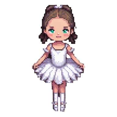 girl doing ballet sticker
