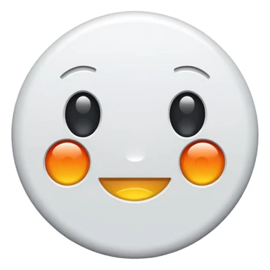 button without eyes sticker